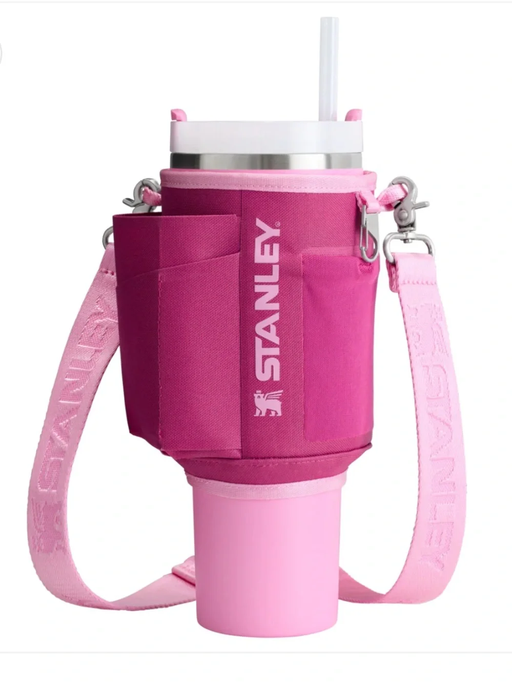 🦋STANLEY 
The All Day 40oz Quencher
Carry-All Pink - Picture 2 of 9